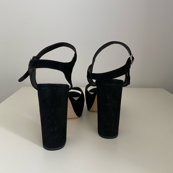 Zara black platform women’s size 38 (7.5) - Picture 5 of 7